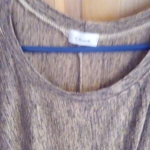 Chic Long Sleeve Tan Dress